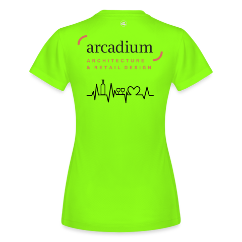 T-shirt Run 2.0 Femme | Isadora - vert néon