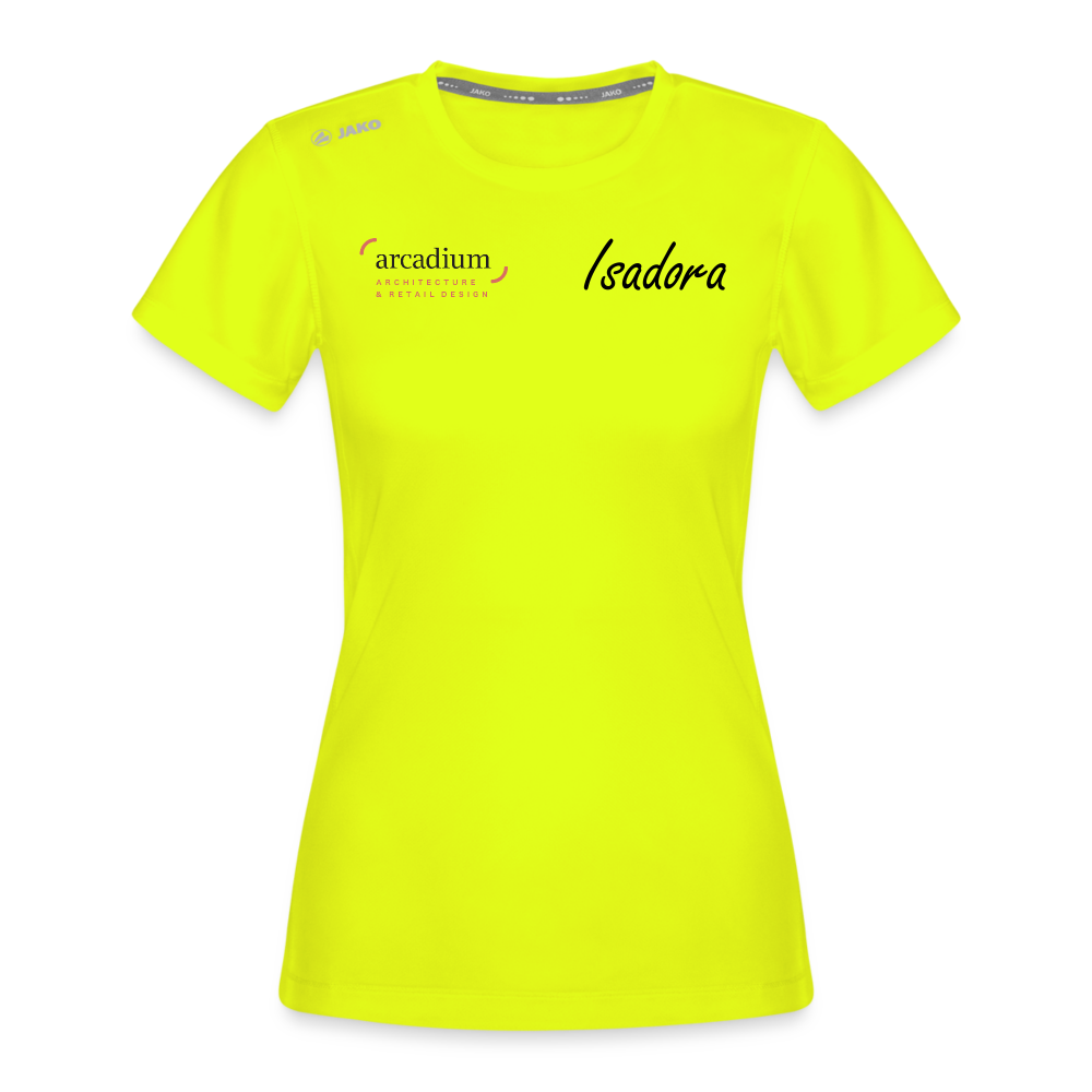 T-shirt Run 2.0 Femme | Isadora - jaune néon