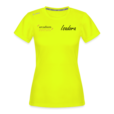 T-shirt Run 2.0 Femme | Isadora - jaune néon